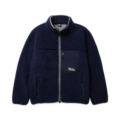 FIRST DOWN Boa Fleece Jkt "Navy"