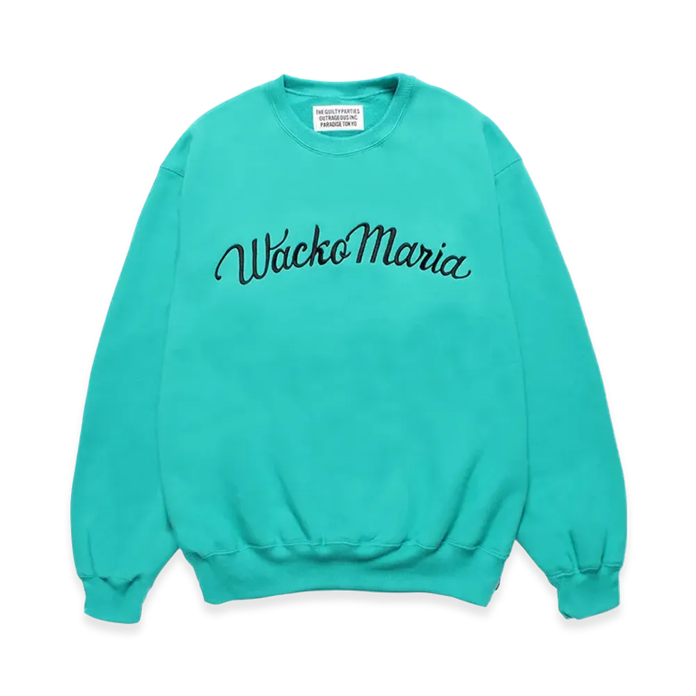 WACKO MARIA Middle Weight Sweat Shirt "Mint"