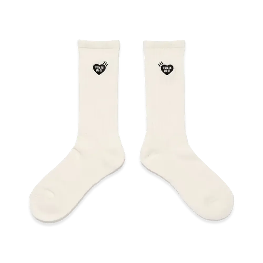 HUMAN MADE Pile Socks "White"