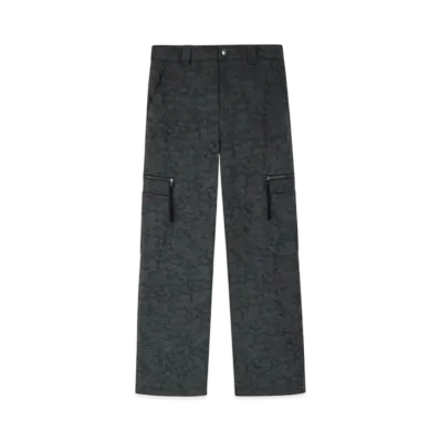 SUPPLIER Vintage Faux Leather Cargo Pants "Black"