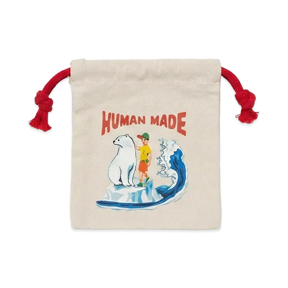 HUMAN MADE x KEIKO SOOTOME LOVE Kinchaku #4 "White/Red"