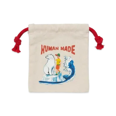 HUMAN MADE x KEIKO SOOTOME LOVE Kinchaku #4 "White/Red"