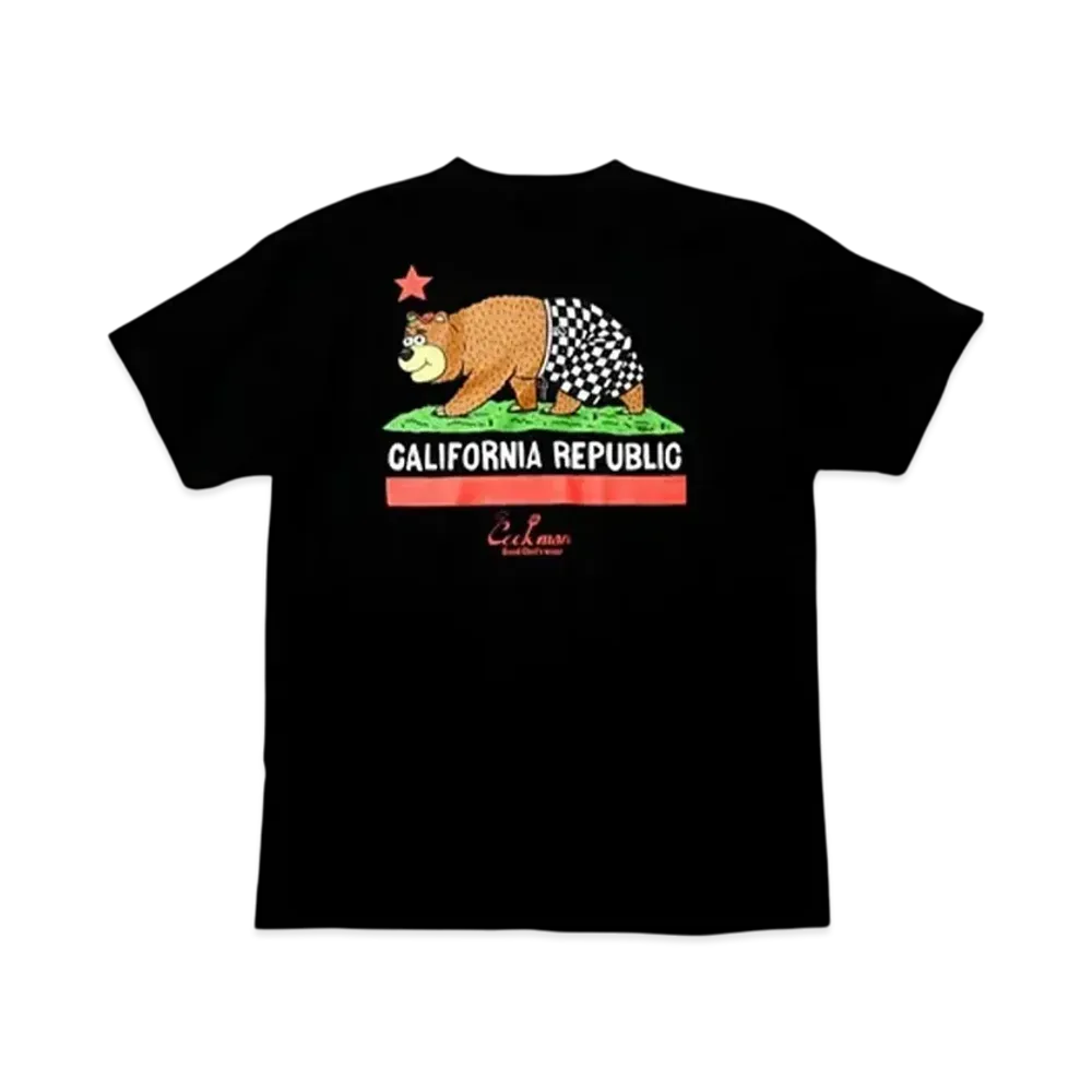 COOKMAN TM Paint California Bear SS Tee "Black"