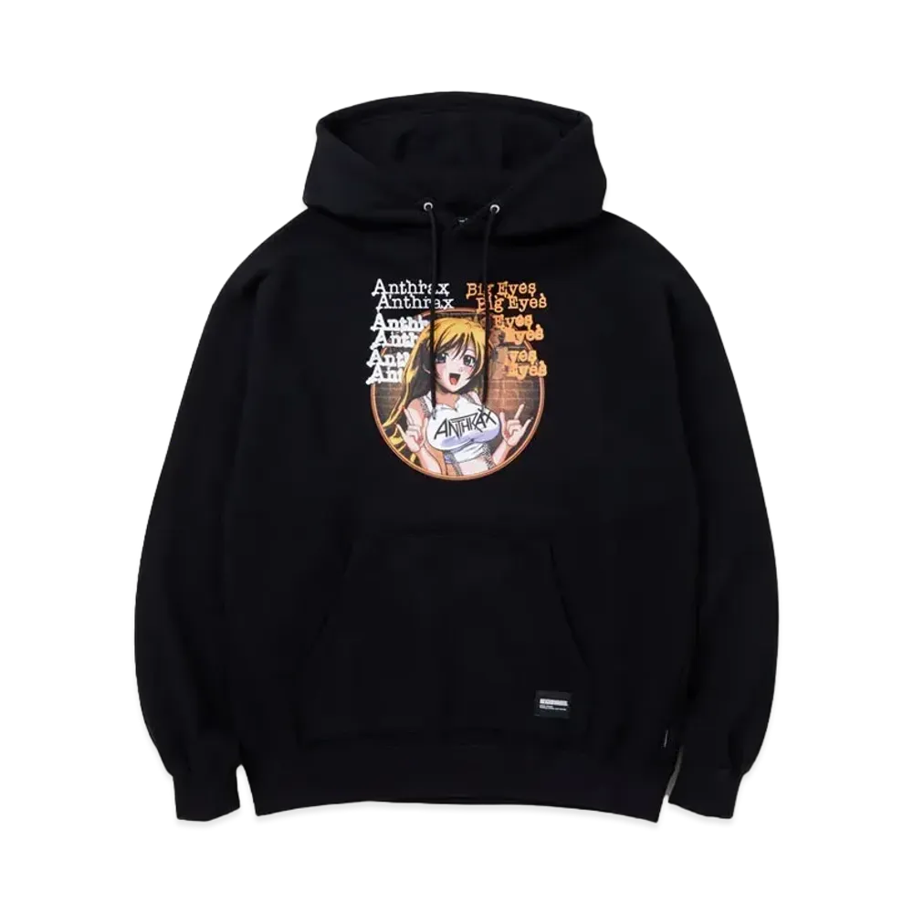 NEIGHBORHOOD x ANTHRAX Sweatparka LS-1 "Black"