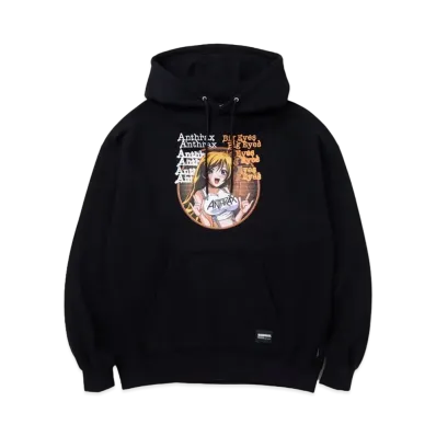 NEIGHBORHOOD x ANTHRAX Sweatparka LS-1 "Black"