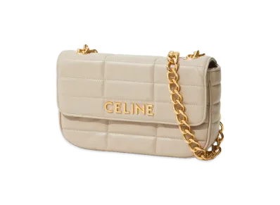 CELINE Mini Shoulder Bag / Quilted "Trench"