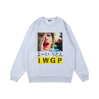 MLE x I.W.G.P. Photo Message Sweatshirt "Grey"