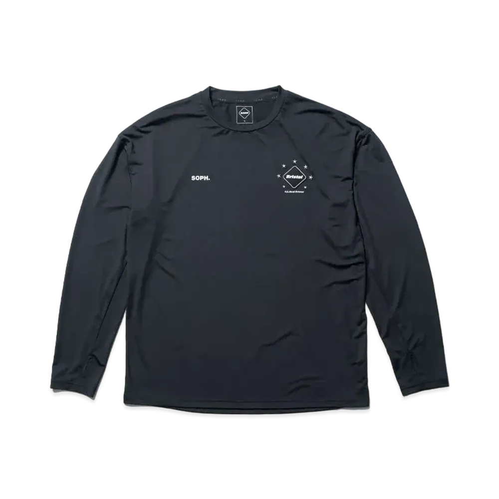 F.C.Real Bristol Authentic Team Tour Long Sleeve Top "Black"
