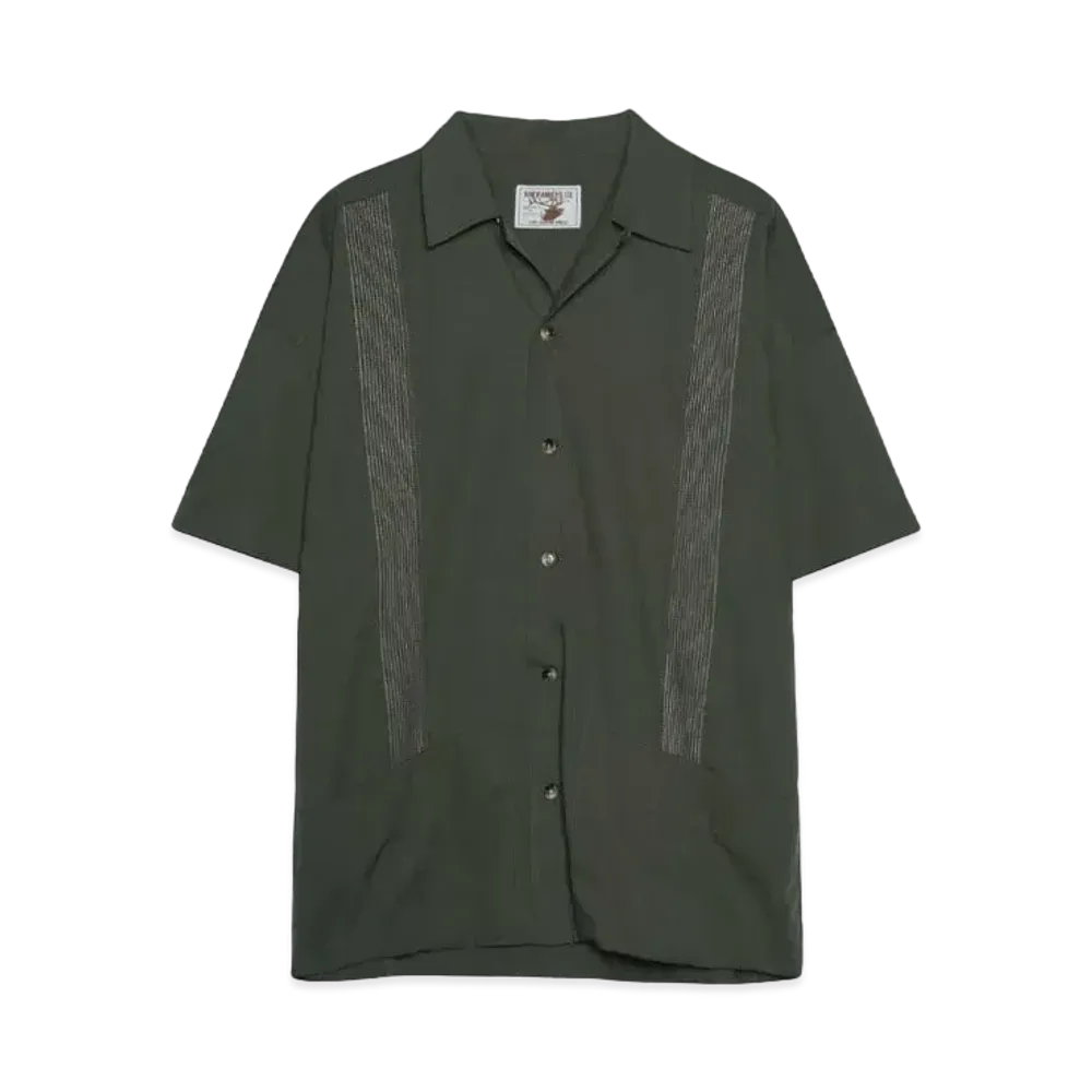ANDFAMILYS CUBAN SHIRTS [H/S] "KAHKI"
