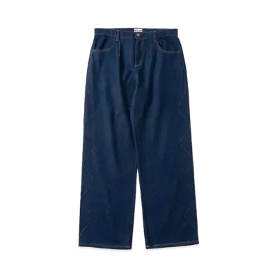 BADWAY Wave Classic denim pants "Indigo"