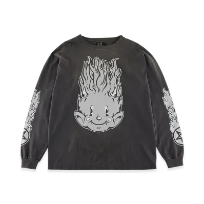 SAINT Mxxxxxx Fire Baby L/S Tee "Black"