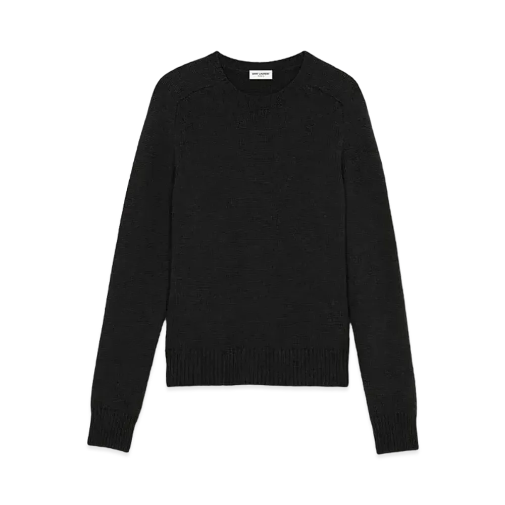 Saint Laurent Women's Cashmere Sweater "Black"
