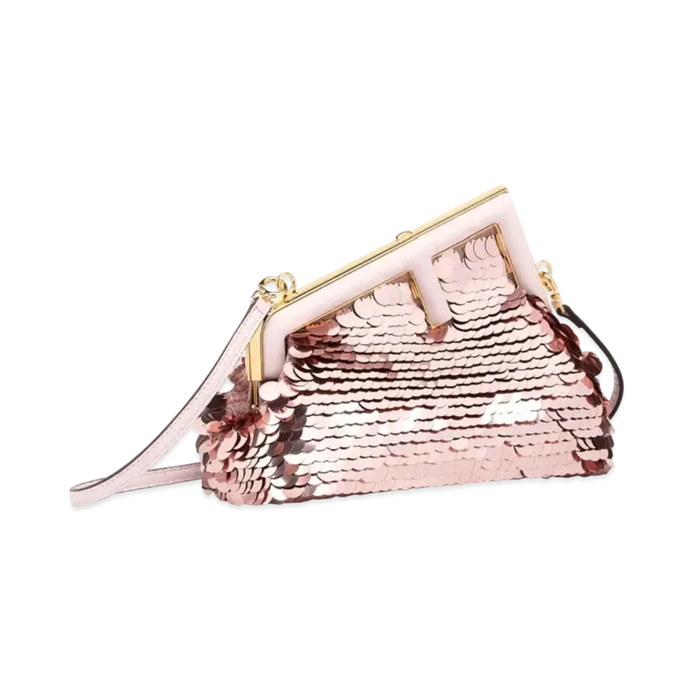 FENDI Fendi First Small Sequins Bag "Pink"