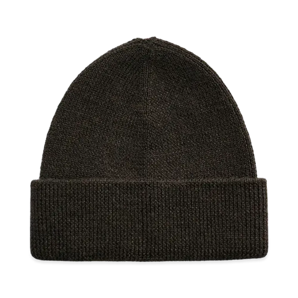 OUR LEGACY Women's Knit Hat "University Brown Rustic Merino"