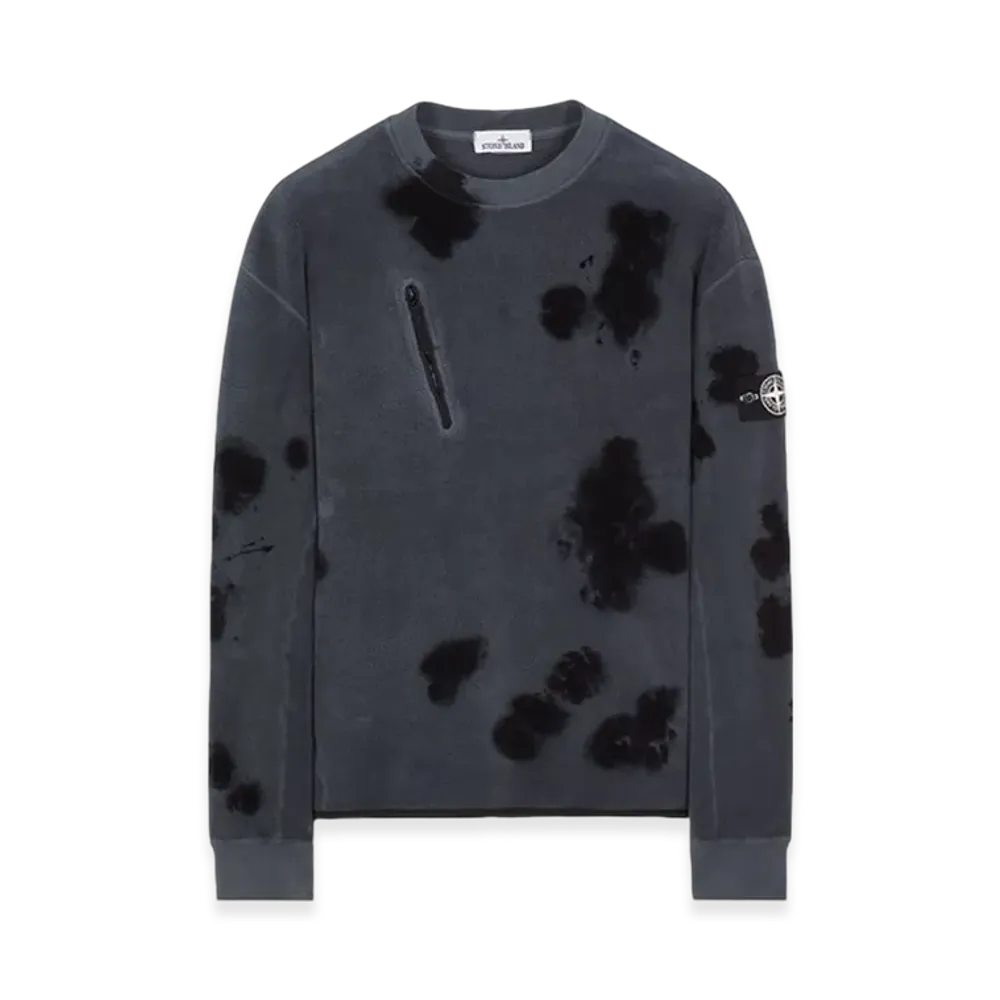 Stone Island 657E4 Hand Colouring and Garment Dyeing on Cotton Pile - 23FW "Lead"
