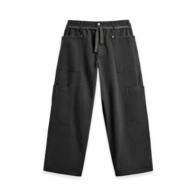 ZARA x CHAMPION Drawstring Cargo Pants "Charcoal Gray"
