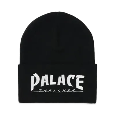 PALACE x THRASHER Beanie "Black"