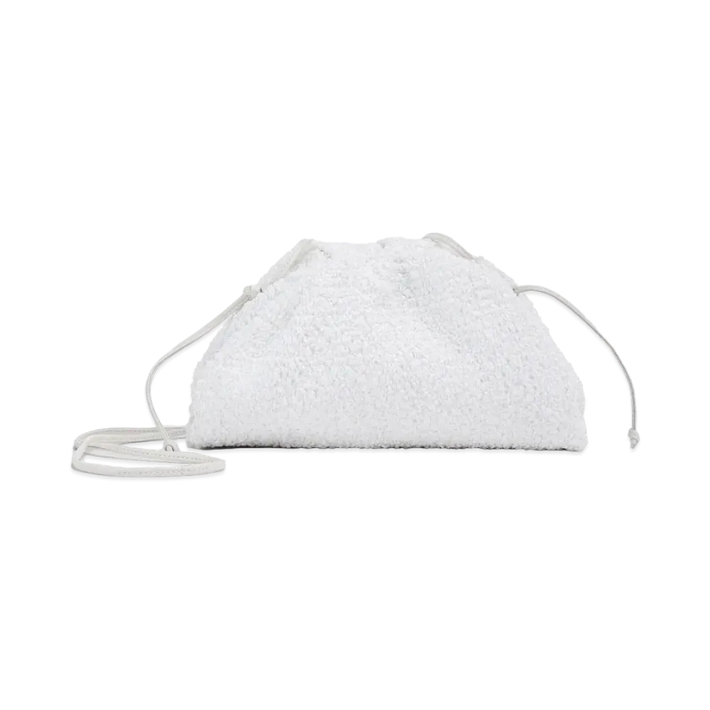 Bottega Veneta Mini Pouch "White Chalk"