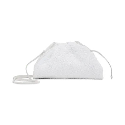 Bottega Veneta Mini Pouch "White Chalk"