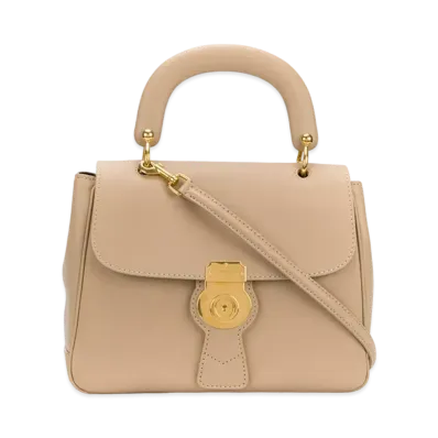 Burberry Dk88 Leather 2Way Bag "Beige"