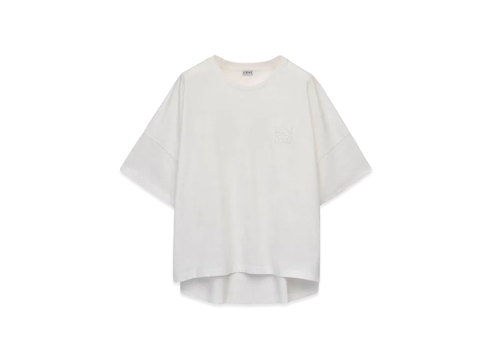 LOEWE Women's Boxy Fit T-Shirt In Cotton "White"