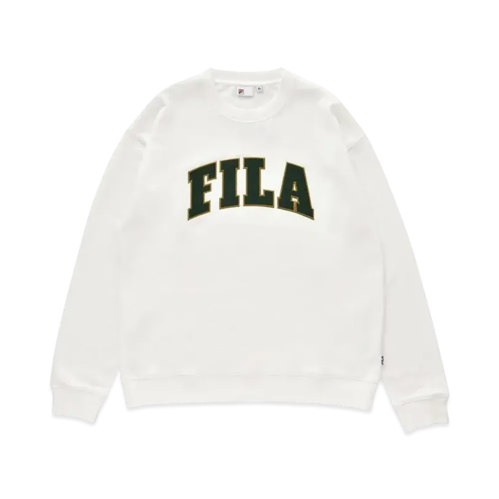 FILA College Logo Crew "White"