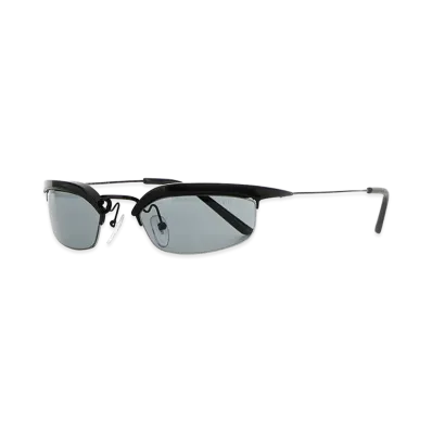 PRADA Women's Acetate And Metal Runway Sunglasses "Black"