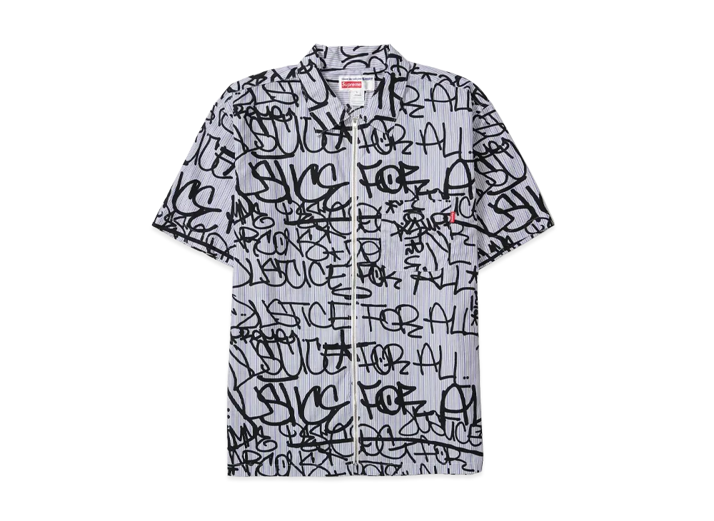 Supreme / Comme des Garçons SHIRT® Graphic S/S Shirt "Blue"