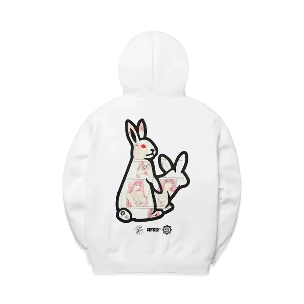 FR2 x Tatsuya Egawa x Shota Nakatsugawa Back Icon Hoodie "White"