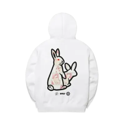 FR2 x Tatsuya Egawa x Shota Nakatsugawa Back Icon Hoodie "White"