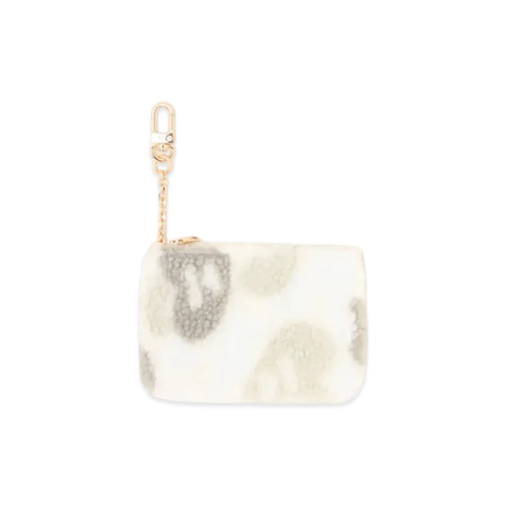 A BATHING APE APEE Camo Sherpa Wallet #2 "Ivory"