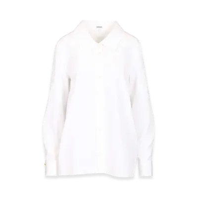 LOEWE Women's Cotton Poplin Shirt "White"