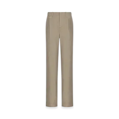 Dior x Stone Island Loose-Fit Pants Cotton-Blend Satin "Light Brown"