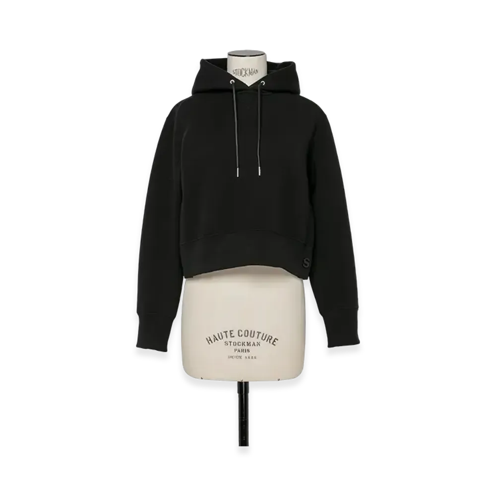 sacai S Sponge Sweat Hoodie "Black"