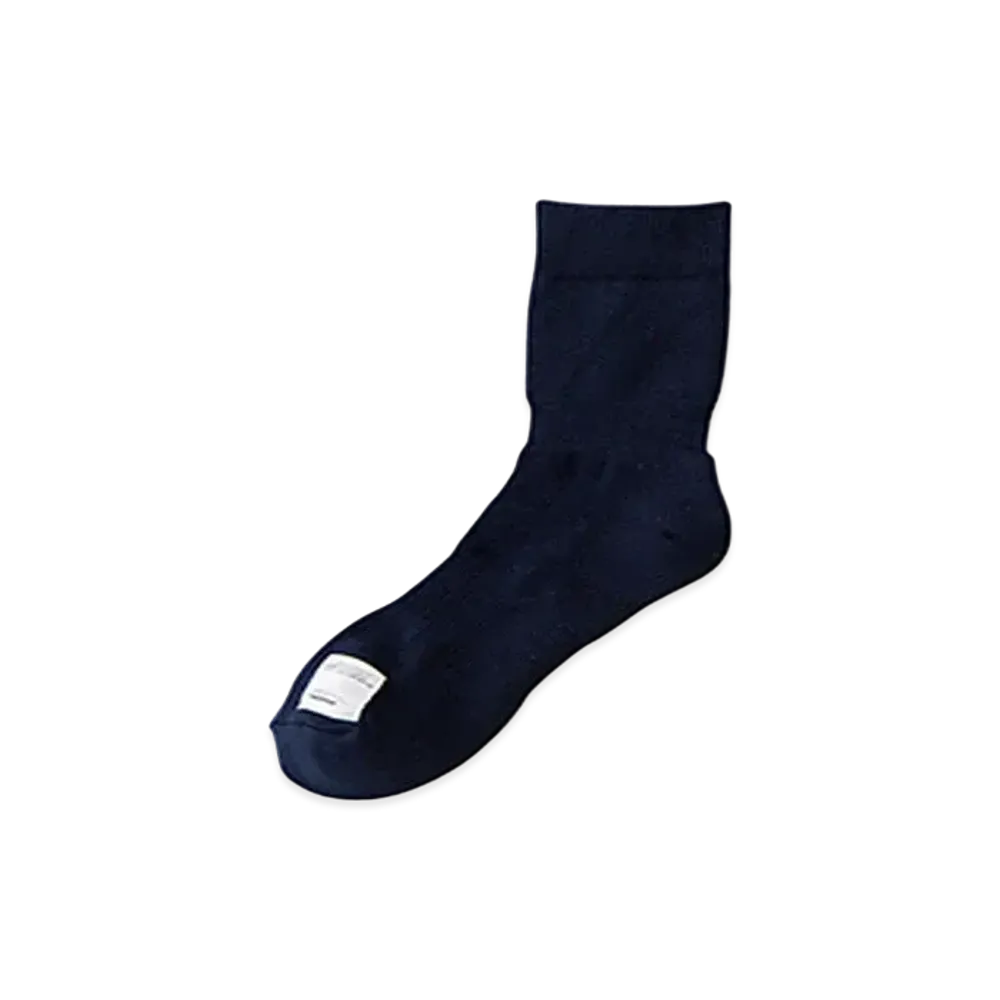 visvim ACHILLES SOCKS MID "Navy"