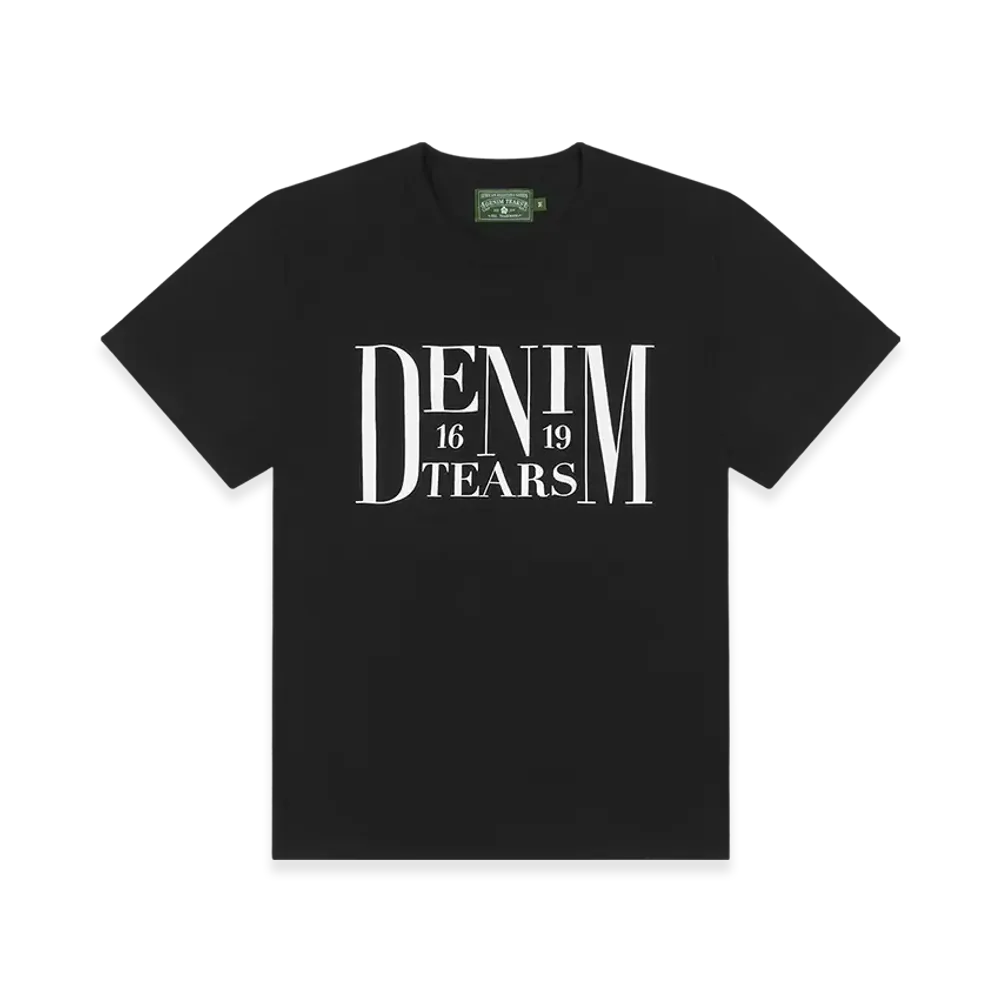 DENIM TEARS Cannes Tee "Black"