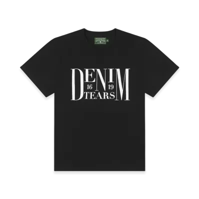 DENIM TEARS Cannes Tee "Black"