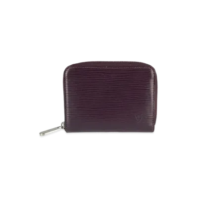 Louis Vuitton Epi Zippy Coin Purse "Cassis"