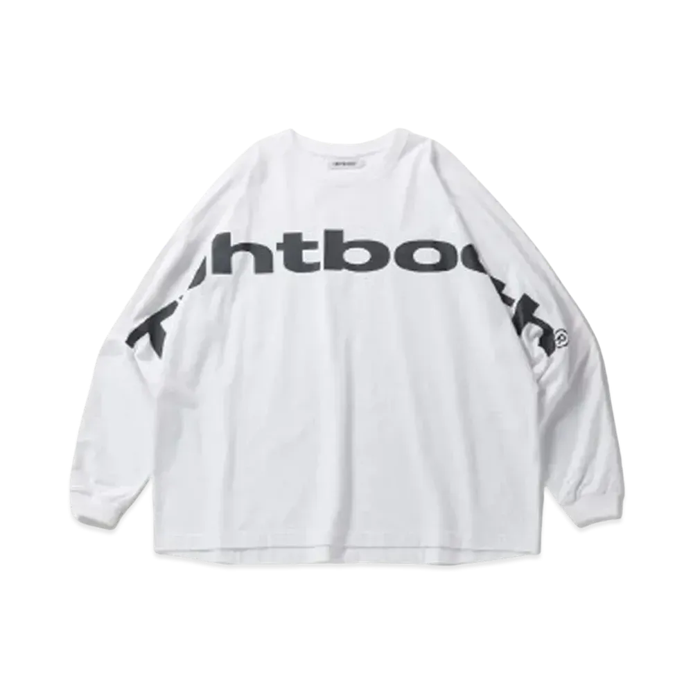 TIGHTBOOTH Big Logo Long Sleeve T-shirt "White"