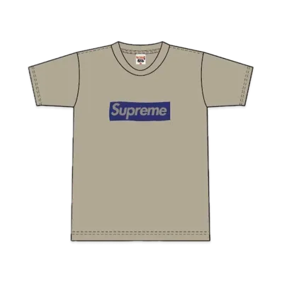 Supreme Molodkin Box Logo Tee "Tan"