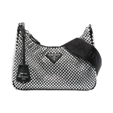 PRADA Prada Re-Edition 2005 Satin Bag "White"