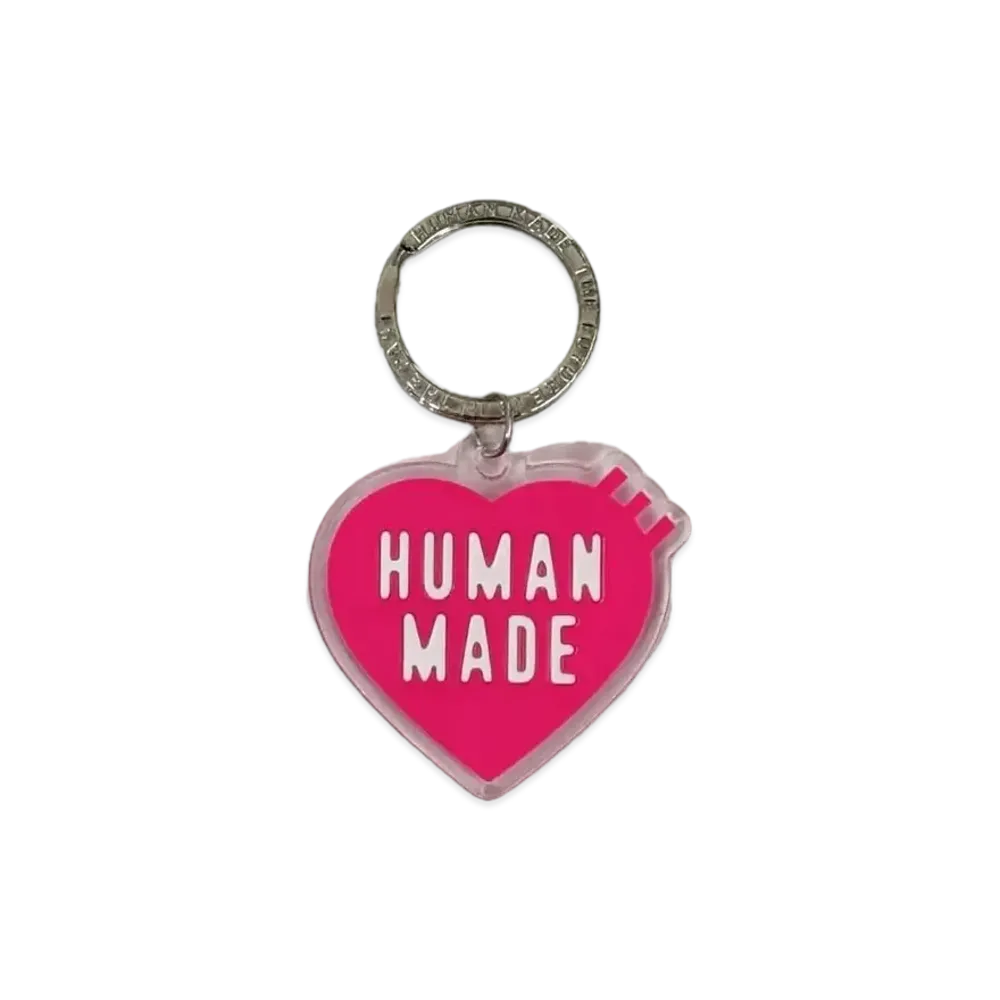 HUMAN MADE Heart Keyring "Pink"