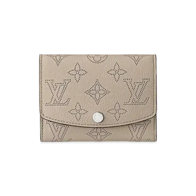 Louis Vuitton Victorine Wallet Mahina Leather "Galet"