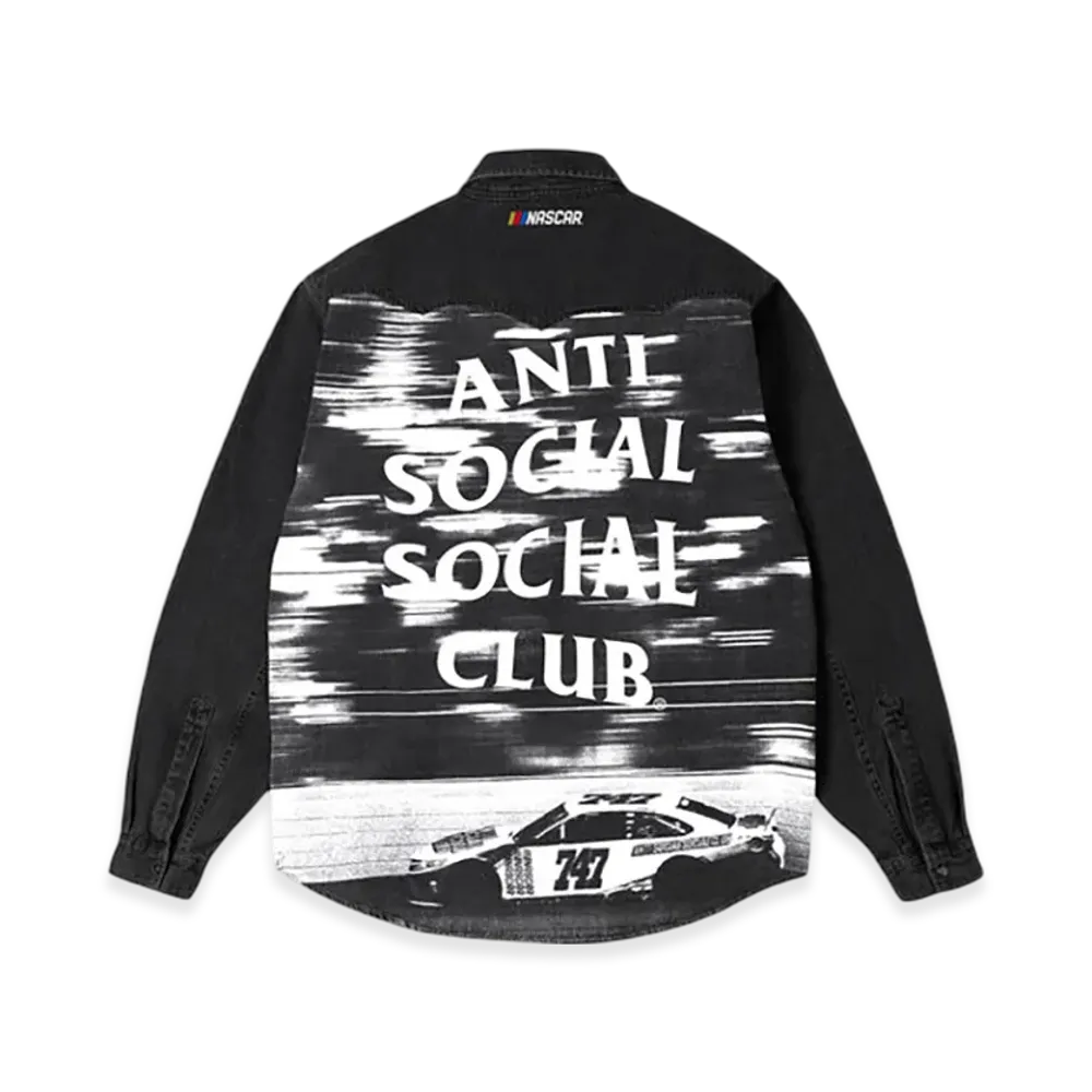 ANTI SOCIAL SOCIAL CLUB x NASCAR x Speed Western Button Down "Black"