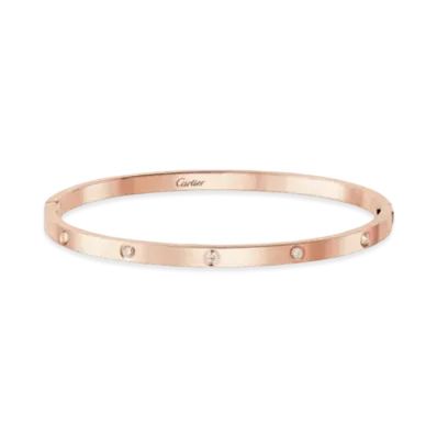 Cartier Love Bracelet, Small Model, 10 Diamonds