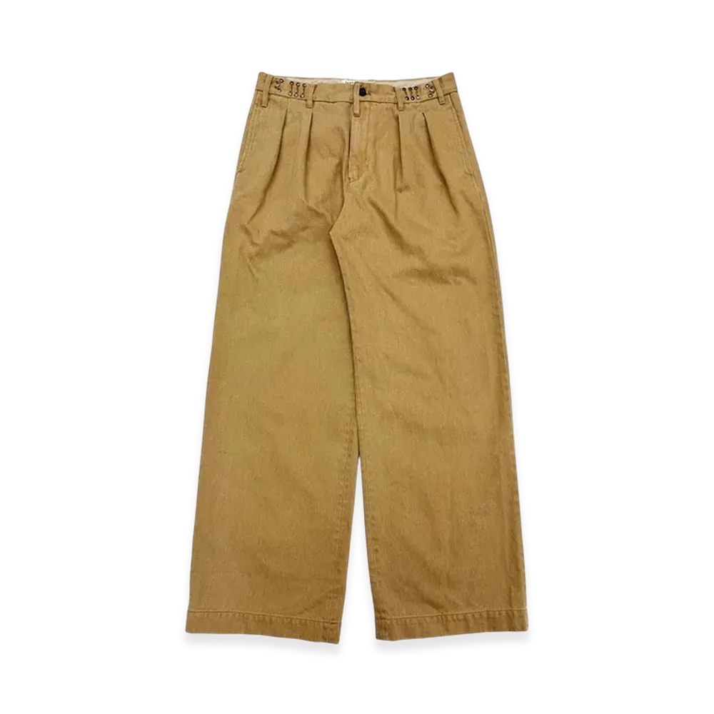 DAIRIKU Cooper Adjuster Wide Chino Pants "Beige"