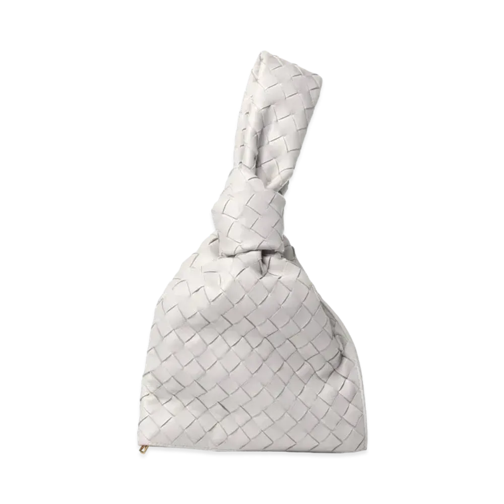 Bottega Veneta Intrecciato leather BV Twist "White"
