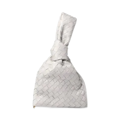 Bottega Veneta Intrecciato leather BV Twist "White"