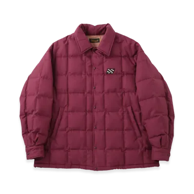 visvim Coach Down Quilted JKT "Burgundy"