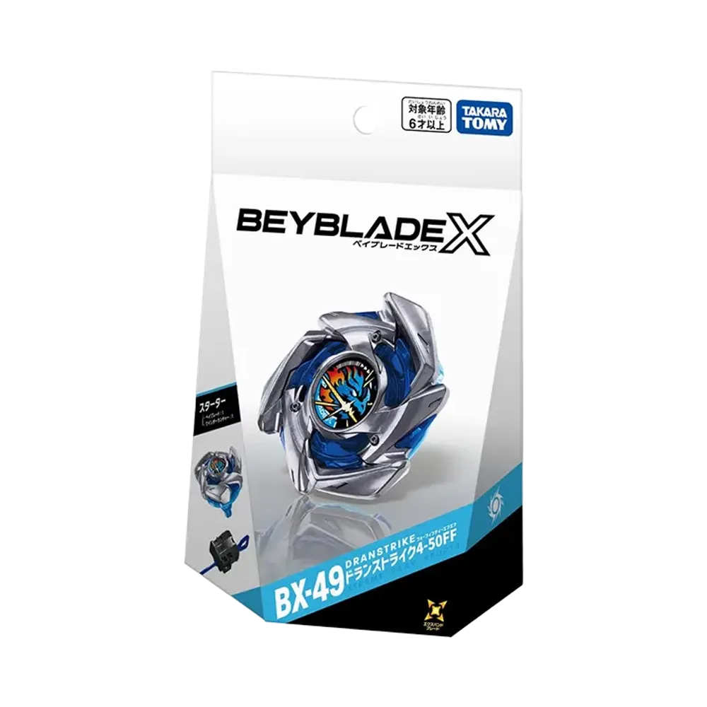 TAKARA TOMY "BEYBLADE X" BX-49 Dranstrike 4-50FF